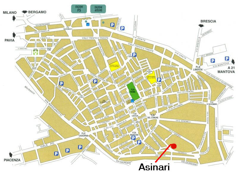 Mappa Cremona