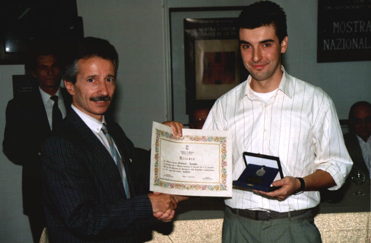 Prize-giving Baveno 1991